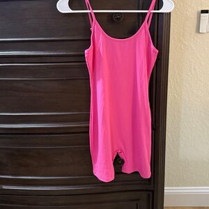 Pink Sleeveless Romper